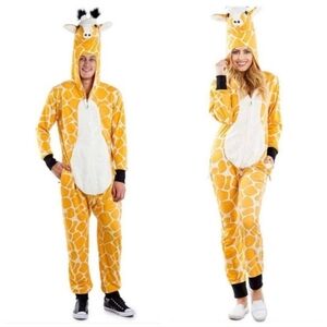 Tipsy Elves Giraffe Costume Onesie Jumpsuit New
